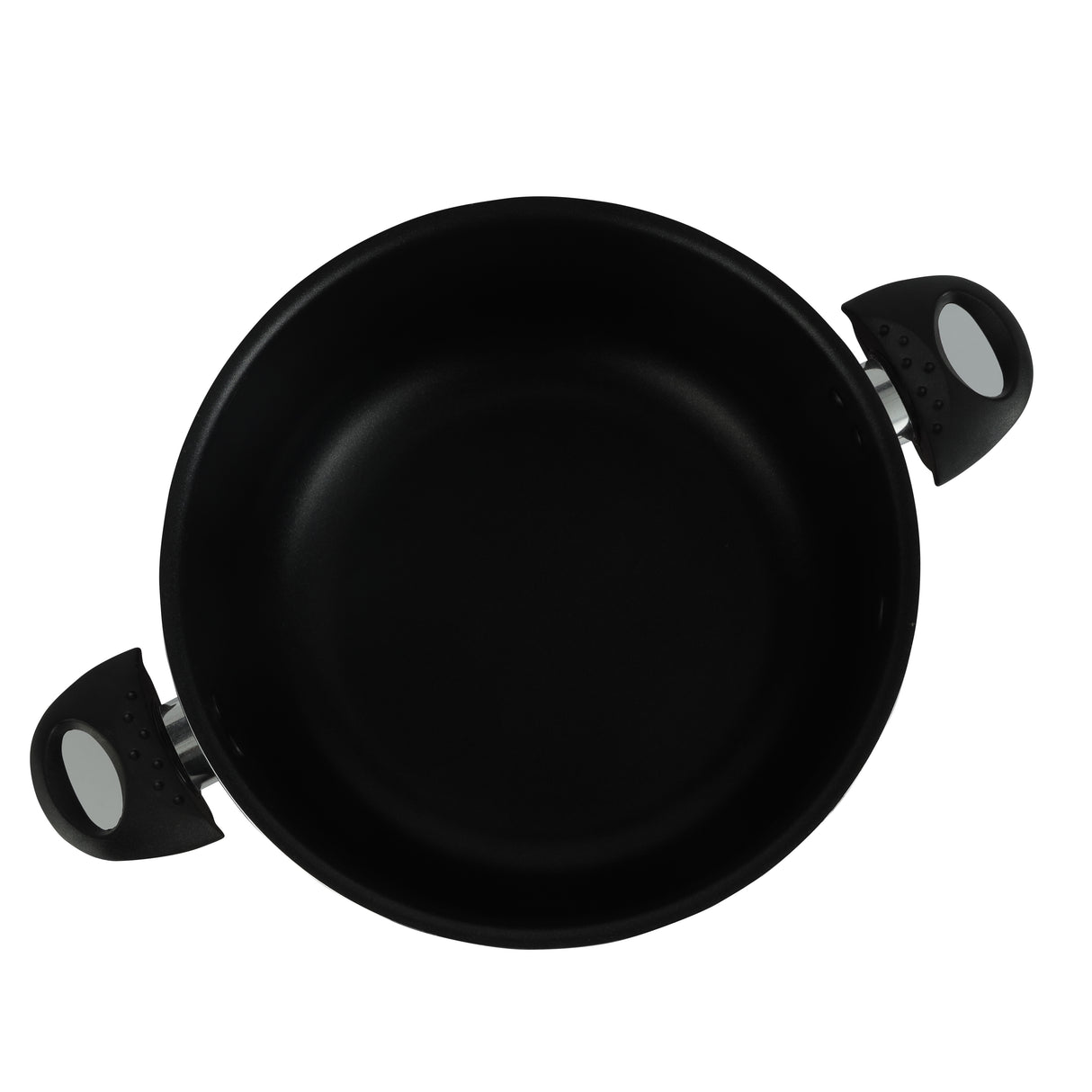 Royalford RF391C26 26CM Aluminium Non-Stick Casserole | Stainless Steel Lid | 3.0MM Thick Pressed Aluminium Body | 3-Layer Durable Coating | Stylish & Long-Lasting Use