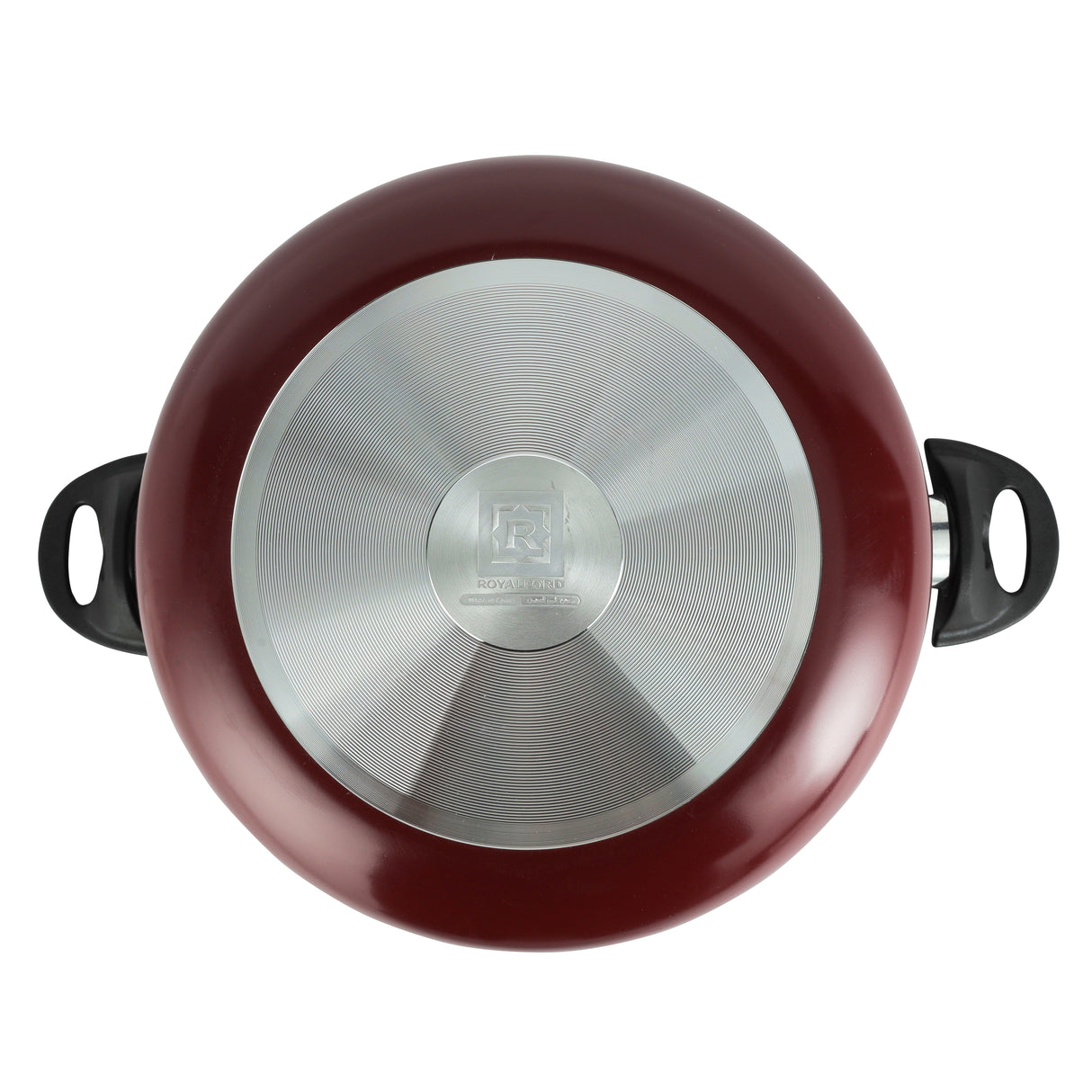 Royalford RF391C26 26CM Aluminium Non-Stick Casserole | Stainless Steel Lid | 3.0MM Thick Pressed Aluminium Body | 3-Layer Durable Coating | Stylish & Long-Lasting Use