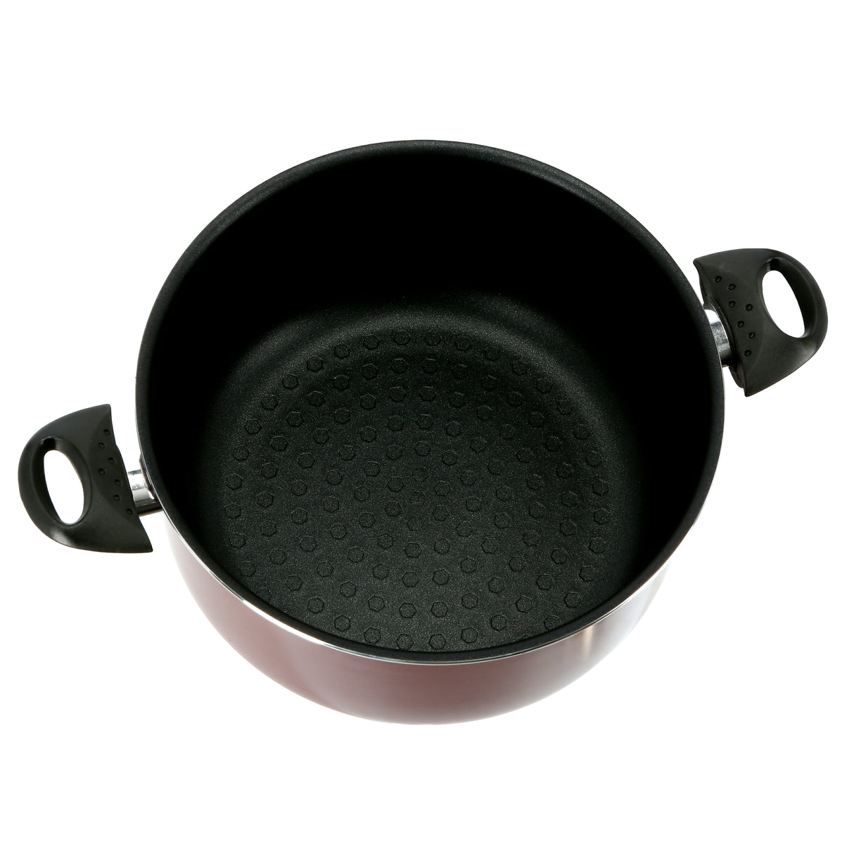 Royalford RF392C28 Non-Stick Casserole | Glass Lid | 3-Layer Non-Stick Coating |Spin Bottom for Even Heating | Heat-Resistant Bakelite Handles & Multi-Hob Compatibility