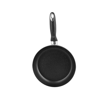 Royalford RF395FP20 Fry Pan 20CM | 3-Layer Non-Stick Coating| Durable Aluminium Body| Spin Bottom for Even Heating| Heat-Resistant Bakelite Handle for Everyday Cooking