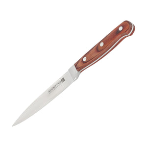 Royalford RF4112 5 Inch Utility Knife Stainless Steel Blade | Wooden Handle Multipurpose Kitchen Cutting Knife for Fruits, Vegetables &  Meat | Durable Home Chef Use