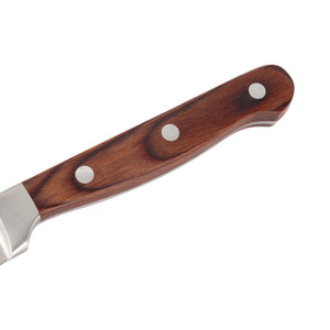 Royalford RF4112 5 Inch Utility Knife Stainless Steel Blade | Wooden Handle Multipurpose Kitchen Cutting Knife for Fruits, Vegetables &  Meat | Durable Home Chef Use