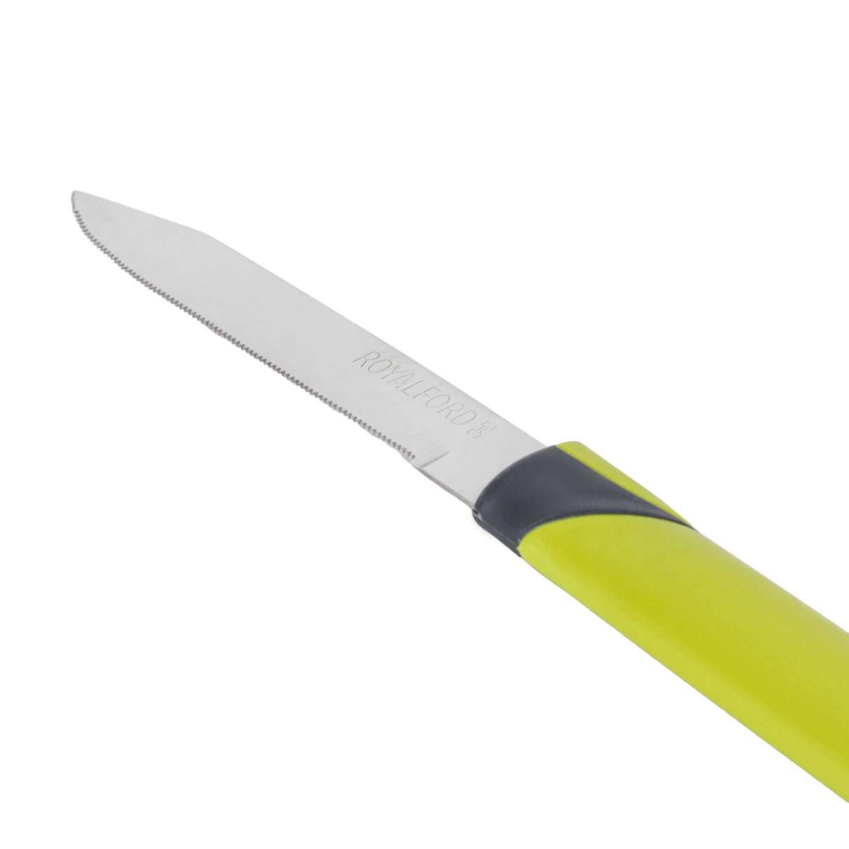 RoyalFord RF4137FK 12 Piece Fruit Knife Set | Serrated Stainless Steel Blades | Ergonomic PP Handle | Durable Kitchen Cutting Knives for Peeling,  Slicing & Prep Use