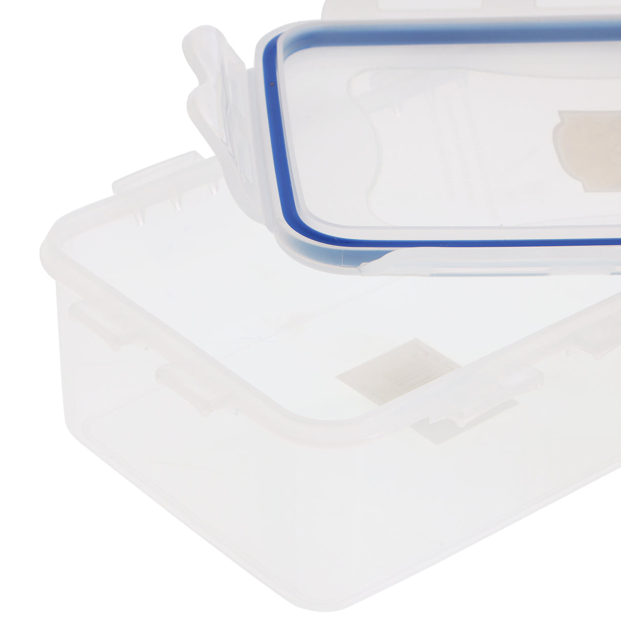 Royalford RF414APB 1000ML airproof storage box| BPA-free material & airtight 4-sided locking lid| stackable design, non-skid base, dishwasher, freezer& microwave safe |