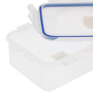 Royalford RF414APB 1000ML airproof storage box| BPA-free material & airtight 4-sided locking lid| stackable design, non-skid base, dishwasher, freezer& microwave safe |