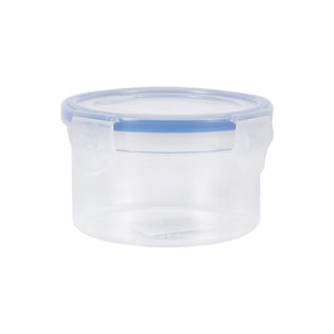 Royalford RF419APB Airtight Food Storage Container | Leak Proof Round Plastic Box | Silicone Seal | Locking Clips | BPA Free Durable Kitchen Storage Jar |Easy to clean