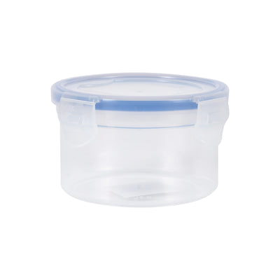 Royalford RF419APB Airtight Food Storage Container | Leak Proof Round Plastic Box | Silicone Seal | Locking Clips | BPA Free Durable Kitchen Storage Jar |Easy to clean