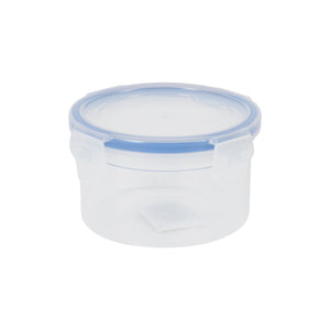 Royalford RF419APB Airtight Food Storage Container | Leak Proof Round Plastic Box | Silicone Seal | Locking Clips | BPA Free Durable Kitchen Storage Jar |Easy to clean