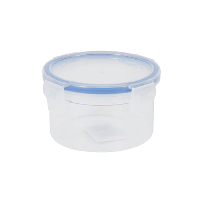 Royalford RF419APB Airtight Food Storage Container | Leak Proof Round Plastic Box | Silicone Seal | Locking Clips | BPA Free Durable Kitchen Storage Jar |Easy to clean