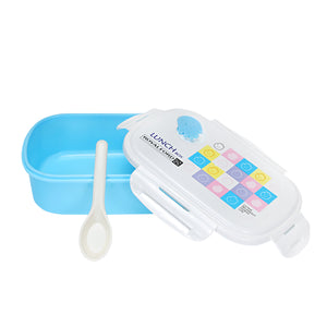 Royalford RF4396 lunch box with water bottle set for kids| durable and lightweight design with secure locking lid| spill-resistant bottle, perfect for school, travel|