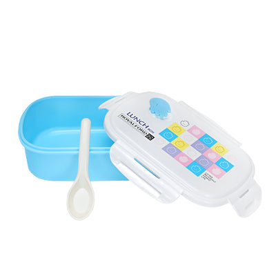 Royalford RF4396 lunch box with water bottle set for kids| durable and lightweight design with secure locking lid| spill-resistant bottle, perfect for school, travel|