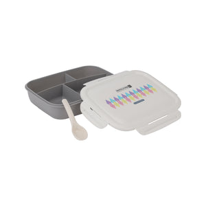 Royalford RF4397 lunch box with secure lid| food-grade container with stylish design, lightweight and easy to carry| ideal for school, office, travel & food storage use|