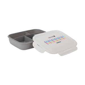 Royalford RF4397 lunch box with secure lid| food-grade container with stylish design, lightweight and easy to carry| ideal for school, office, travel & food storage use|