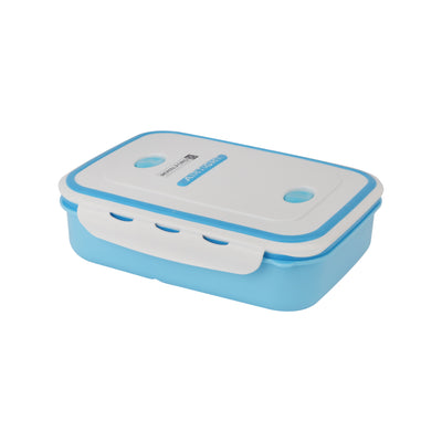 Royalford RF4398 Airtight Lunch Box 1200ML| 2 compartments and spoon with BPA-free and leakproof design| durable and lightweight, ideal for school, office, trave|