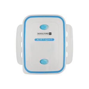 Royalford RF4398 Airtight Lunch Box 1200ML| 2 compartments and spoon with BPA-free and leakproof design| durable and lightweight, ideal for school, office, trave|