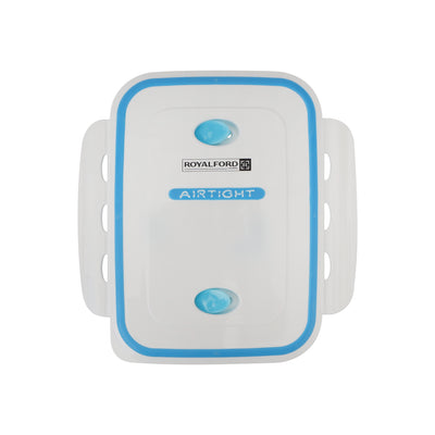 Royalford RF4398 Airtight Lunch Box 1200ML| 2 compartments and spoon with BPA-free and leakproof design| durable and lightweight, ideal for school, office, trave|