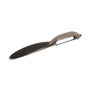 Royalford RF4642 Stainless Steel T-Peeler| Extra Sharp Blade with Ergonomic Non-Slip TPR Handle| Durable Zinc Alloy Body, Food Grade, Ideal for Fruits & Vegetables|