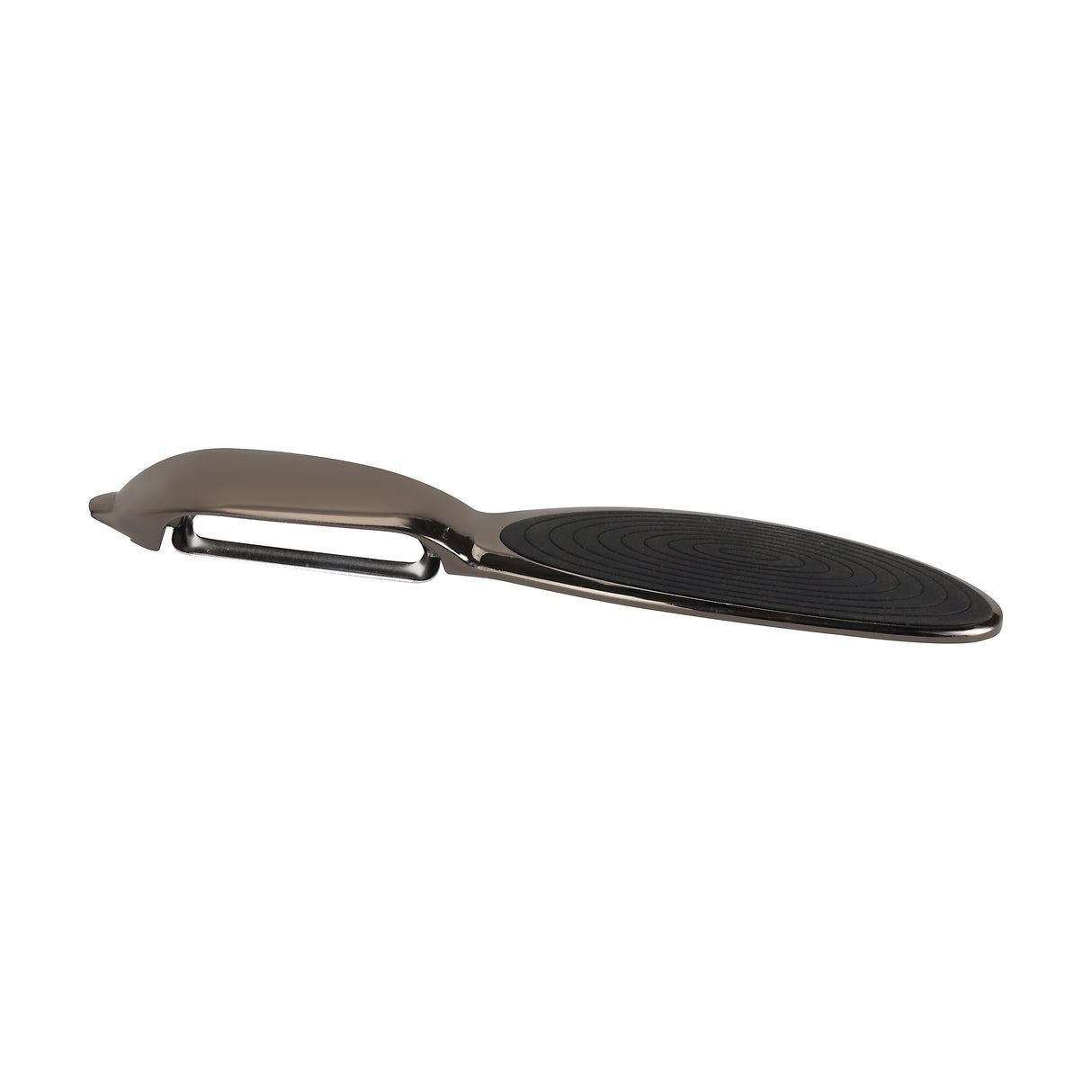 Royalford RF4642 Stainless Steel T-Peeler| Extra Sharp Blade with Ergonomic Non-Slip TPR Handle| Durable Zinc Alloy Body, Food Grade, Ideal for Fruits & Vegetables|