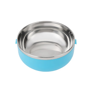 Royalford RF4673 Double Layer Lunch Box 1.8L |Premium Stainless Steel Inner| BPA-Free | Food Grade Material| Insulated Design & Carry Handle for Office & School Use