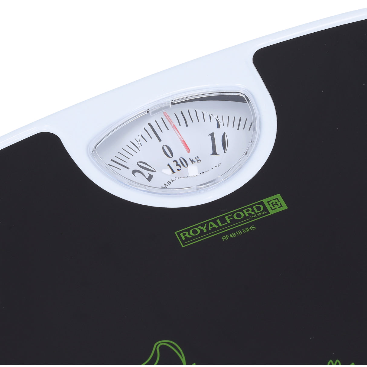 Royalford RF4818 Mechanical Health Scale | Analog Weighing Scale  | Non-slip platform | Durable construction | Compact & slim profile | Reliable & consistent measurements