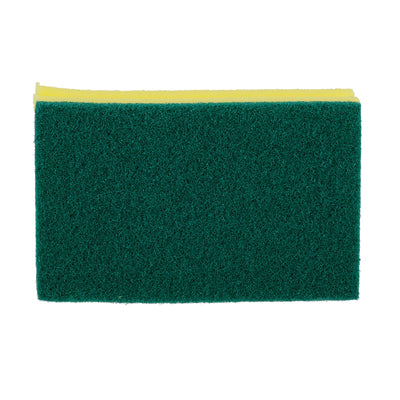 RoyalFord RF4852 SS Rosele Wilkin’s Sponge Scrubbers Nail Saver | 2 Pcs Heavy Duty Kitchen Cleaning Sponges |Long Lasting Dual Layer Tough Scrub | Durable Grip Design