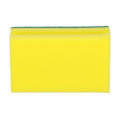 RoyalFord RF4852 SS Rosele Wilkin’s Sponge Scrubbers Nail Saver | 2 Pcs Heavy Duty Kitchen Cleaning Sponges |Long Lasting Dual Layer Tough Scrub | Durable Grip Design