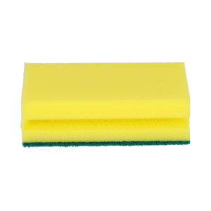 RoyalFord RF4853 SS Rosele Wilkin’s Sponge Scrubbers Nail Saver |2PCS Heavy Duty Kitchen Cleaning Sponges | Dual Layer |Non Scratch Dishwashing Scrub Pad | Long Lasting