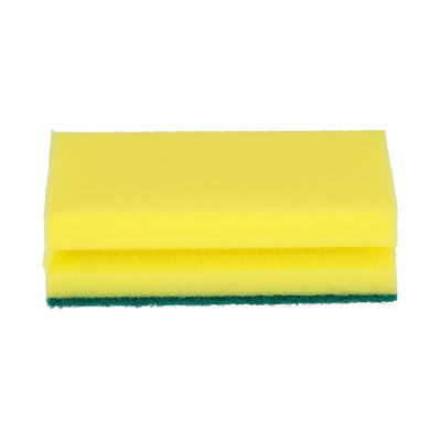 RoyalFord RF4853 SS Rosele Wilkin’s Sponge Scrubbers Nail Saver |2PCS Heavy Duty Kitchen Cleaning Sponges | Dual Layer |Non Scratch Dishwashing Scrub Pad | Long Lasting