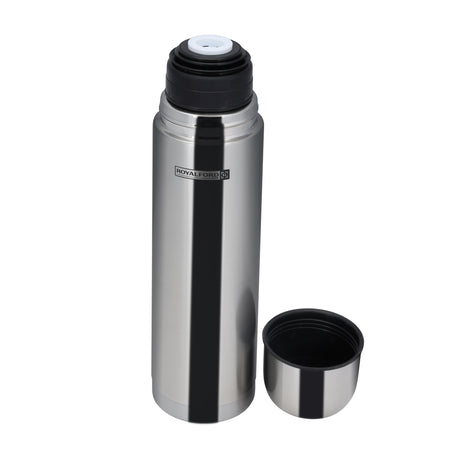 Royalford RF4946 350ML Vacuum Bottle | Stainless Steel Insulated Flask | Double Wall Thermal Bottle for Hot & Cold Drinks | Portable Travel Coffee & Water Bottle