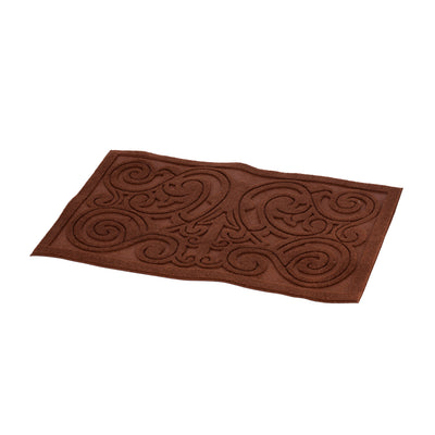 Royalford RF4956 Anti-Slip Door Mat| Indoor & Outdoor Nylon Durable Decorative Floor Mat| Strong Grip Backing, Dirt Trapping Surface & Easy to Clean Stylish Entrance Rug|
