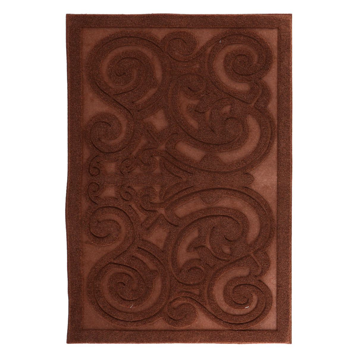 Royalford RF4956 Anti-Slip Door Mat| Indoor & Outdoor Nylon Durable Decorative Floor Mat| Strong Grip Backing, Dirt Trapping Surface & Easy to Clean Stylish Entrance Rug|