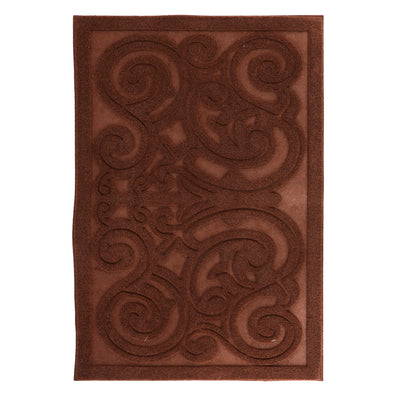 Royalford RF4956 Anti-Slip Door Mat| Indoor & Outdoor Nylon Durable Decorative Floor Mat| Strong Grip Backing, Dirt Trapping Surface & Easy to Clean Stylish Entrance Rug|