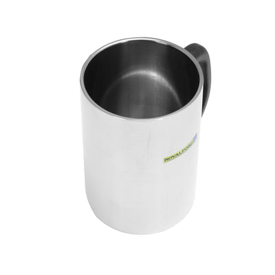Royalford RF5026 Stainless Steel Mug with Lid | 350ML Double Wall Insulated Coffee Tea Mug |  Hot and Cold Drink Cup | Perfect for Home, Office, Travel and Camping use