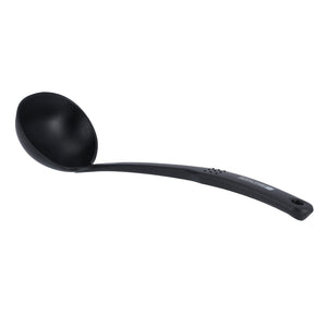 Royalford RF5055 Nylon Soup Ladle | Heat Resistant Kitchen Serving Spoon | Non Stick Safe|  Ergonomic Long Handle |  Dishwasher Safe Nylon Soup Ladle | Easy to Use