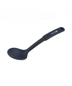 Royalford RF5057 Nylon Serving Spoon | Heat Resistant Non Stick Kitchen Spoon | Durable Ergonomic Handle | Cooking & Serving Spoon for Rice and Curry | Easy To Clean