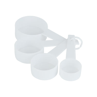 Royalford RF5060 4PCS Measuring Cup Set | Plastic Kitchen Measuring Cups | Durable  | Easy Grip | Accurate Baking Cooking Tools |  Lightweight & Dishwasher Safe Design