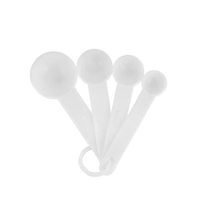 RoyalFord RF5061 4 Pcs Measuring Spoon Set | Accurate Kitchen Measuring Spoons |  Lightweight | Easy to Use Nested Design with Ring Holder | Kitchen Essential Tool