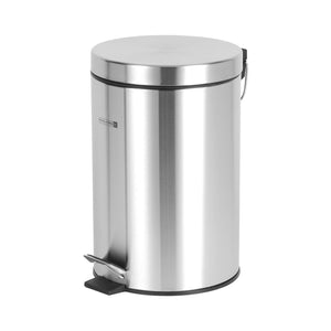 Royalford RF5126 7L Stainless Steel Pedal Bin | Soft Close Lid & Removable Inner Bucket | Hands-Free Foot Pedal Waste Bin | Perfect for Kitchen, Bathroom & Office Use