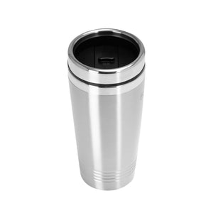 Royalford RF5133 Travel Mug |16oz 470ml Stainless Steel Insulated Coffee Mug with Handle | Hot & Cold Temperature Retention | Spill Resistant Lid |Durable Reusable Design