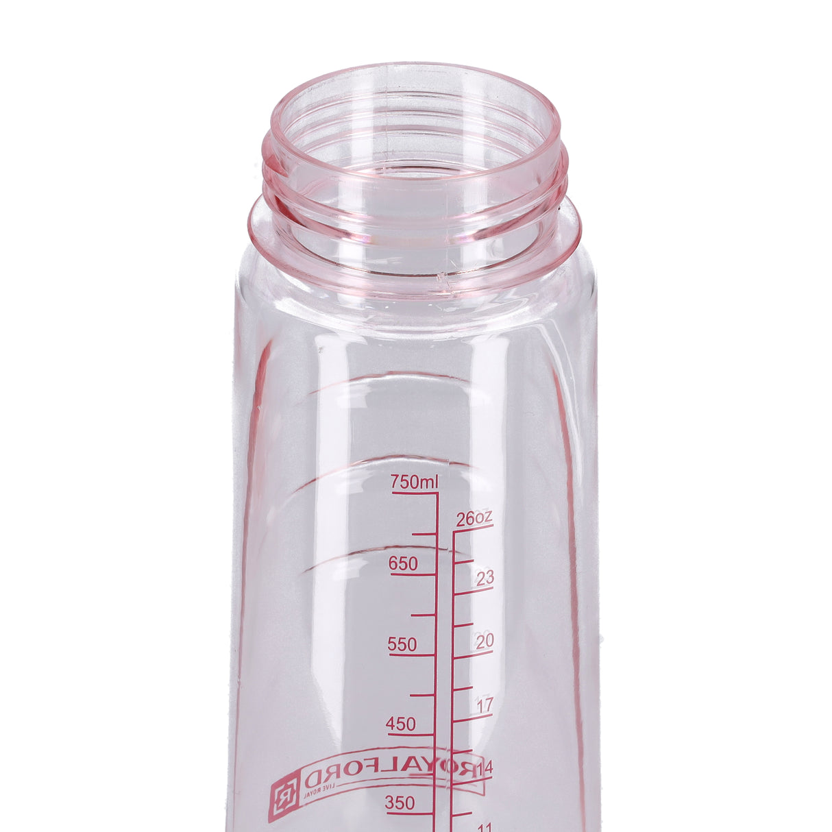 Royalford RF5222PN 750ML Water Bottle | BPA Free Leak Proof Drinking Bottle | Flip Lock Lid| Durable Eco-Friendly Polymer Bottle for Hot & Cold Drinks| Portable Bottle