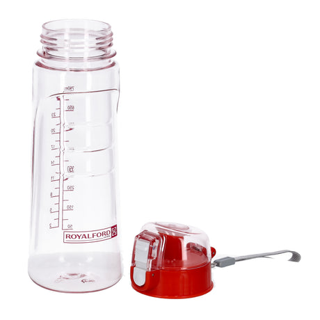 Royalford RF5222PN 750ML Water Bottle | BPA Free Leak Proof Drinking Bottle | Flip Lock Lid| Durable Eco-Friendly Polymer Bottle for Hot & Cold Drinks| Portable Bottle