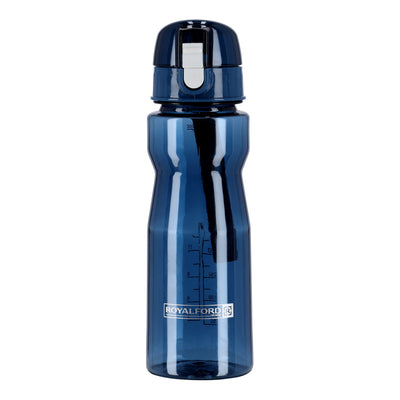 Royalford RF5224BL 750ML BPA Free Water Bottle | Leak Proof Flip Lock  Bottle for Hot & Cold Drinks | Eco-Friendly Polymer Sports Water Bottle with Measurement Markings