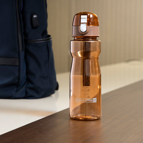 Royalford RF5225COF 550ml Water Bottle| BPA-Free Leak Proof with Durable Bottle| Suitable for Hot & Cold Drinks, Flip Top Lid and Eco-Friendly Portable for Daily Use|