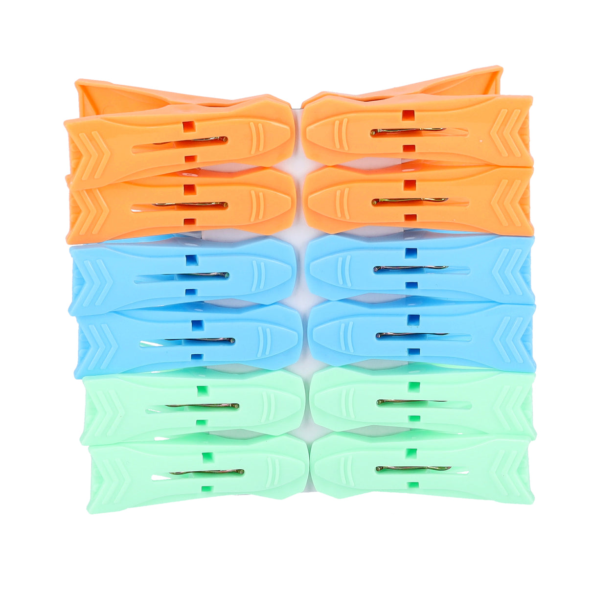 Royalford RF5281 Clothes Clips | Durable Plastic Clothespins | Strong Grip Metal Spring for Laundry Towels | Lightweight & Portable Clothes Clips |  Multipurpose Use