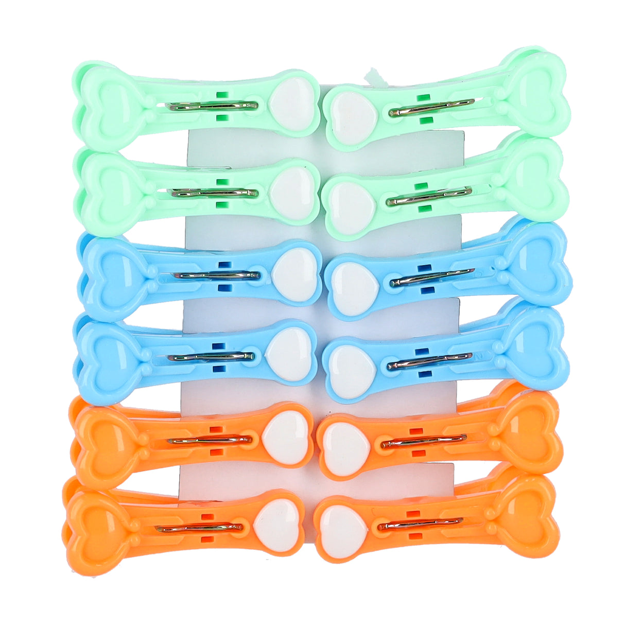 Royalford RF5282 Rosele Wilkin’s Clothes Clips Set | Durable Plastic Laundry Pegs | Strong Grip | Anti Slip Clothespins for Indoor & Outdoor Cloth Drying | Smooth edges