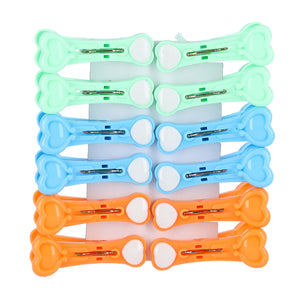 Royalford RF5282 Rosele Wilkin’s Clothes Clips Set | Durable Plastic Laundry Pegs | Strong Grip | Anti Slip Clothespins for Indoor & Outdoor Cloth Drying | Smooth edges