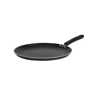 Royalford RF5332 Non-Stick Dosa Tawa 28cm | 3 Layer DuPont Coated Aluminium Flat Pan | Suitable for Dosa, Roti, Chapati with Even Heat Distribution for Everyday Cooking