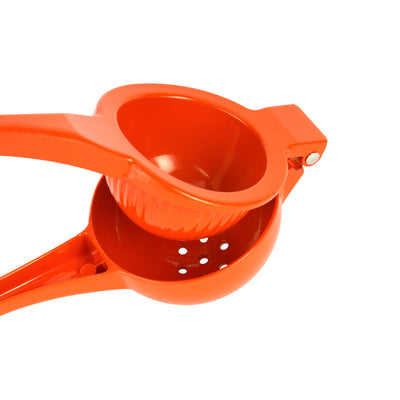 Royalford RF5361 Lemon Squeezer Manual Handheld Citrus Juicer | Deep Bowl Design| Comfortable Grip Handle |  Food Grade Plastic for Lemon & Small Citrus Kitchen Use