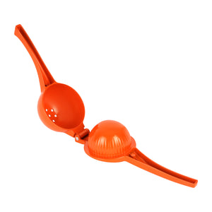 Royalford RF5361 Lemon Squeezer Manual Handheld Citrus Juicer | Deep Bowl Design| Comfortable Grip Handle |  Food Grade Plastic for Lemon & Small Citrus Kitchen Use