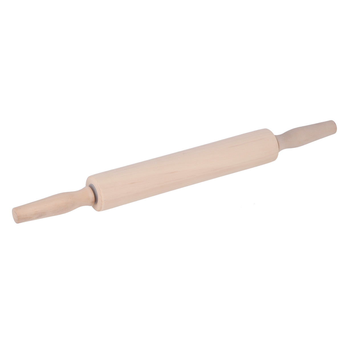 Royalford RF5370 Lotus Wood Rolling Pin | Wooden Dough Roller with Ergonomic Handles | Traditional Baking Roller for Roti, Chapati, Pizza, and Pastry | Easy to Use